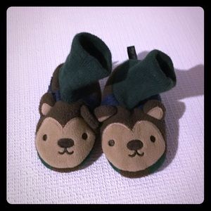 Old Navy Monkey Slippers 6-12 Month EUC
